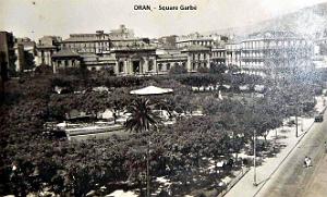 Oran - Square Garbe et le Palais de justice